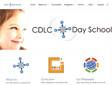Tablet Screenshot of cdlcdayschool.com